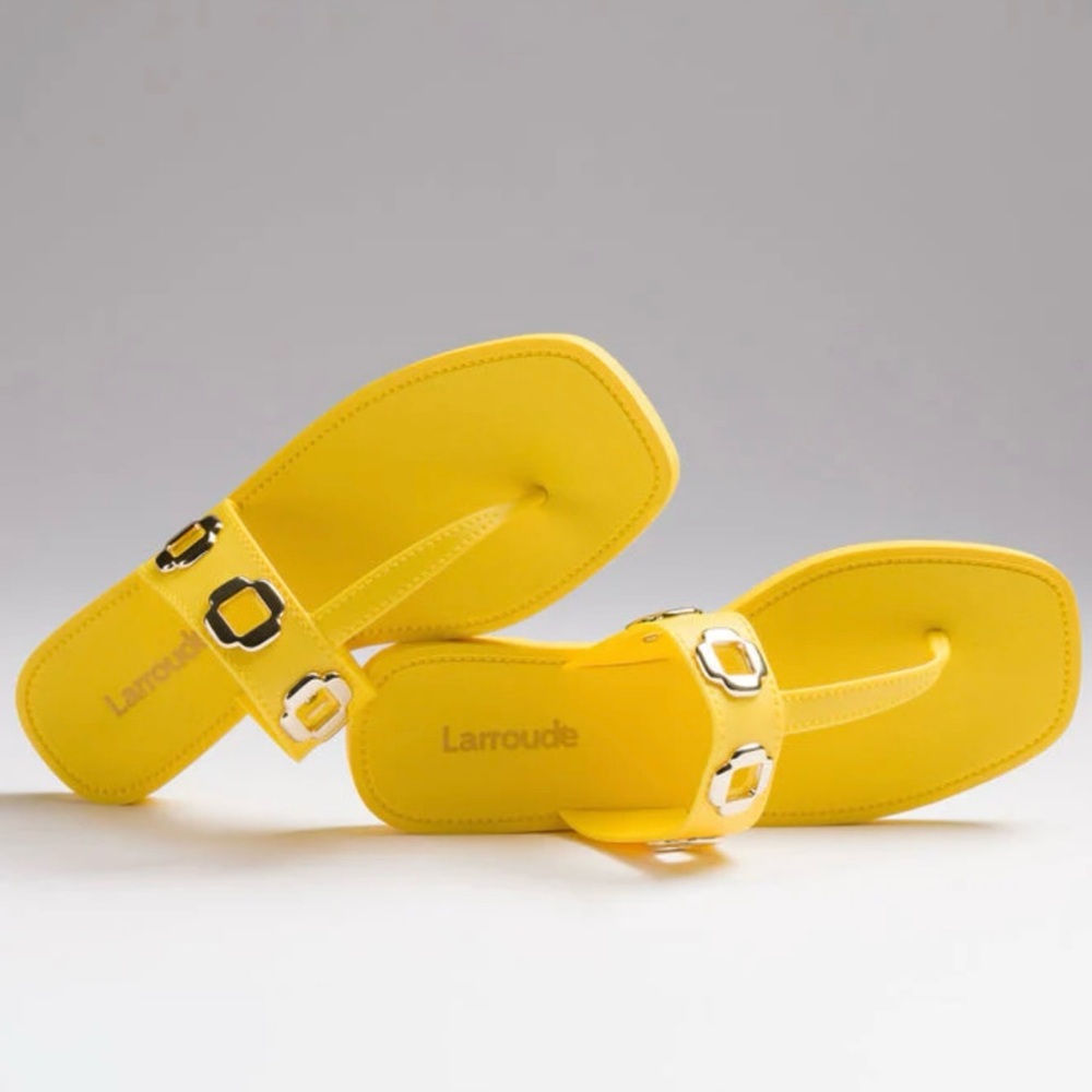 Larroudé Milan Sunshine PVC - Jelly Sandals